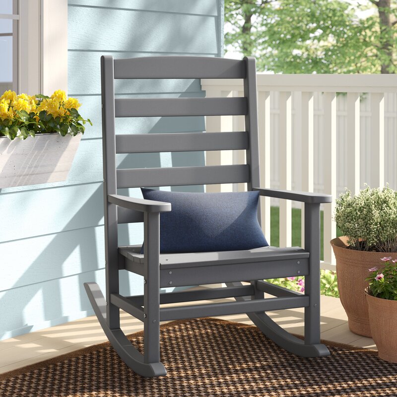 Sol 72 Outdoor POLYWOOD® Traditional Porch Rocking Chair | Wayfair